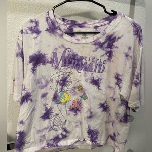 shop disney little mermaid purple shirt
